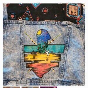 Cropped denim jacket